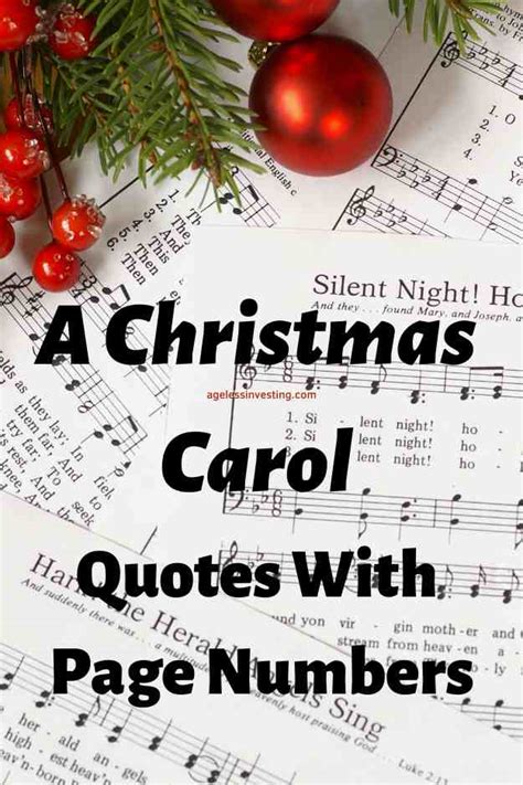 50 A Christmas Carol Quotes With Page Numbers | Ageless Investing