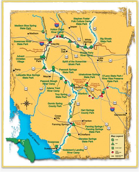 Sailnaway: Day 16 -- Suwannee River Paddling Maps