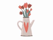 Arranjo De Flores No Vaso GIF - Flower Vase Flowers - Discover & Share GIFs