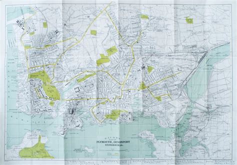 Antique Maps of Plymouth in Devon