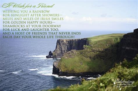 {Inspiring Quote} A Wish for A Friend, an Irish Blessing