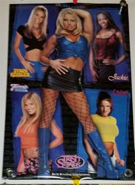 Trish Stratus WWF Diva Poster 23 X 35 Out of Print WWE, Lita, Stacy ...