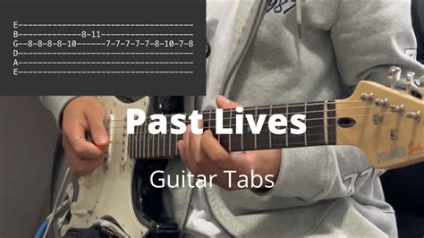 Past Lives by Børns | Guitar Tabs - YouTube