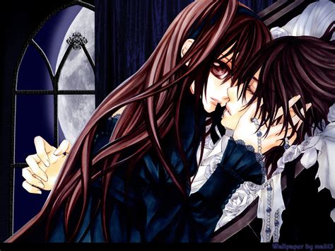 Midnight Kisses - Vampire Knight - Yuki + Kaname Wallpaper (12232092 ...