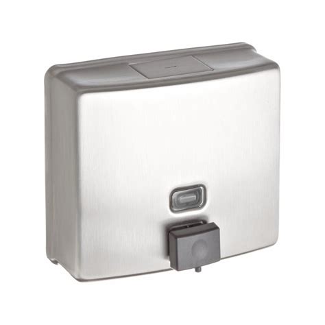 Bobrick | B-4112 Contura Series Stainless Steel Soap Dispenser - 40 oz.