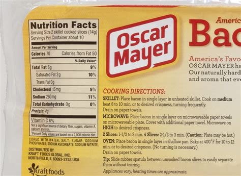 Oscar Mayer Naturally Hardwood Smoked Bacon - Consumer Reports