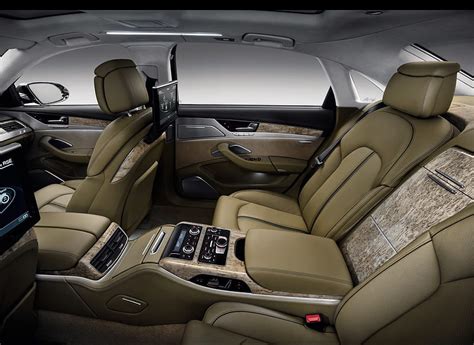 2011 Audi A8 L W12 quattro - Interior, Rear Seats View, car, HD wallpaper | Peakpx