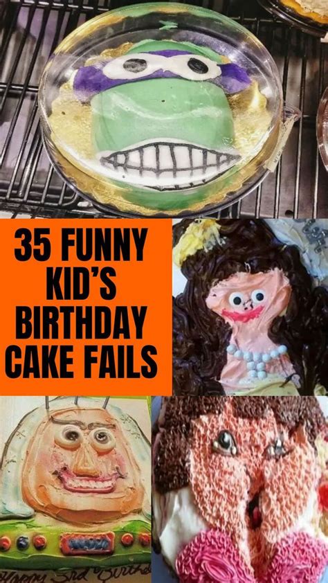 These cakes are pretty funny. Cake Fails, Thanksgiving Baby, Funny Kids, Hilarious, Birthday ...
