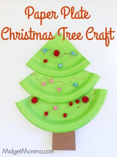 Paper Plate Christmas Trees • MidgetMomma