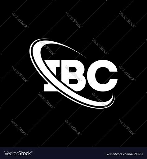 Ibc logo letter design Royalty Free Vector Image