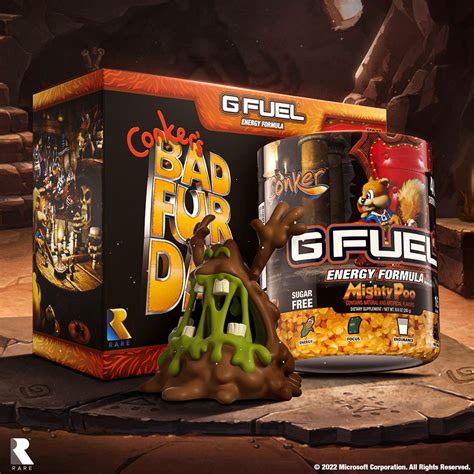 Conker’s Bad Fur Day The Great Mighty Poo to become new G-Fuel energy drink-Radina Koutsafti ...