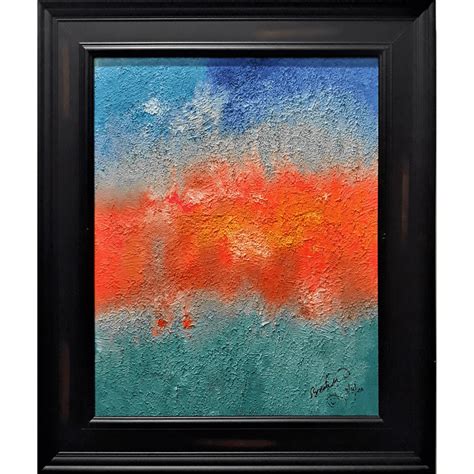 Original Oil Painting Abstract 12 16X20 Includes Frame