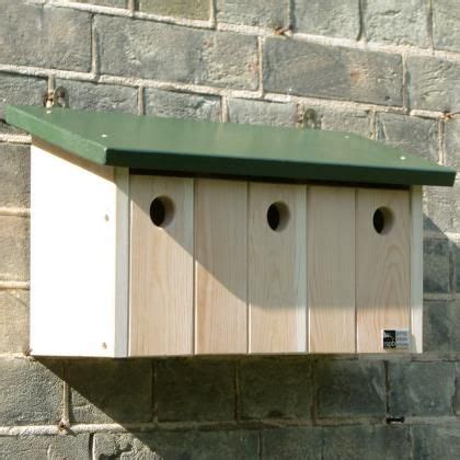 RSPB Sparrow terrace nest box product photo Front View - additional image 1 L Bird Nesting Box ...