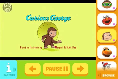 PBS kids free app...has episodes of all their shows: curious George, dinosaur train, sesame ...