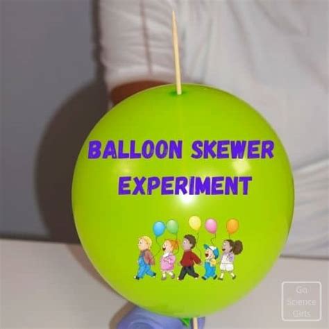 How to Put a Skewer Through a Balloon : Science Fair Project - Go ...