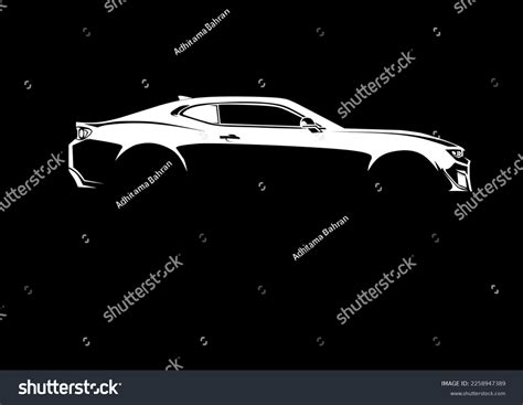 Car Silhouette Vector Automotive Logo Concept Stock Vector (Royalty ...