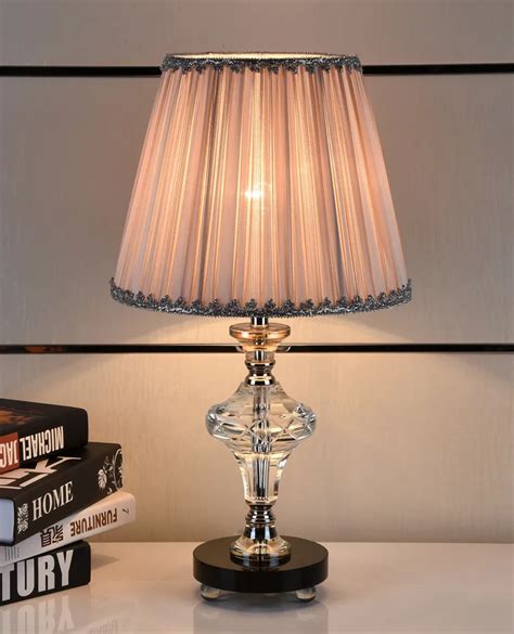 Aliexpress.com : Buy Bed lighting bedroom lamp luxury quality fashion modern brief pink crystal ...