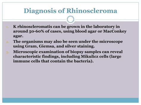 PPT - Rhinoscleroma: Causes, Symptoms, Daignosis, Prevention and Treatment PowerPoint ...