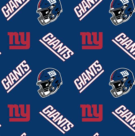 Ny Giants Fleece Fabric