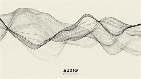 Premium Vector | 3d echo audio wavefrom spectrum. abstract music waves ...