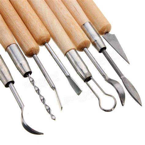 22 Pcs Needle Polymer Clay Pottery Ceramics Sculpting Modeling Tools ...