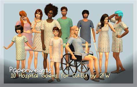 TS2 Updates October 10 - October 16 2016 | Hospital gown, Hospital, Sims