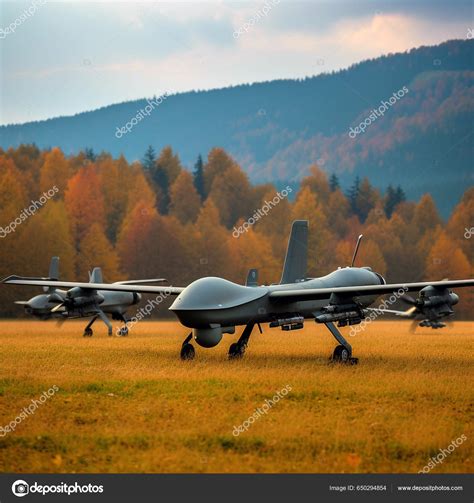 Military Modern Drones Modern Technology New Weapons Stock Photo by ...