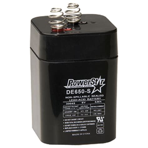 HR Rechargeable Battery, 6 Volt, 5 Amp - 661664, Accessories & Batteries at Sportsman's Guide