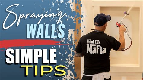 Spraying interior walls with an airless sprayer. Paint Sprayer Tips ...