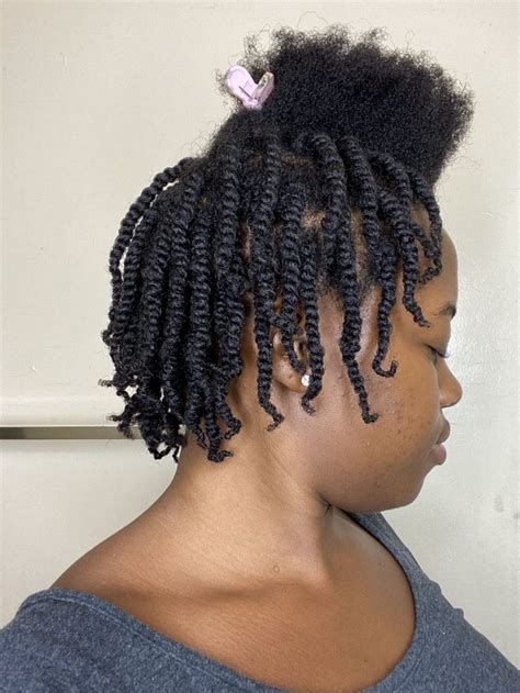 natural short hair twist styles - DeonneBurhan