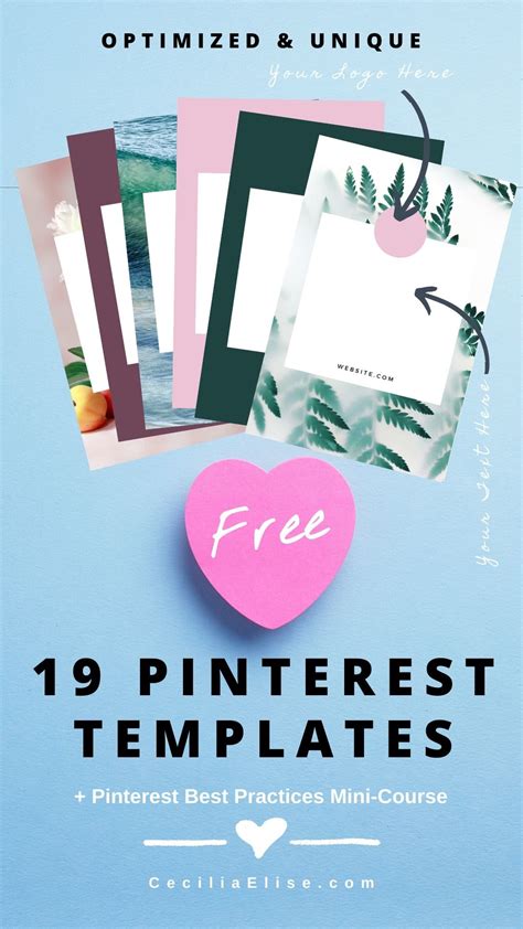 Free Pinterest Templates for Canva | CeciliaElise.com