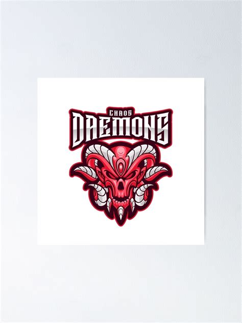 "Chaos Daemons Logo" Poster for Sale by jhamlin21 | Redbubble