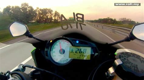 Kawasaki ZX6R Top Speed & High Speed - YouTube