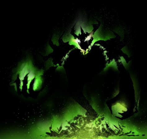 Download Sinister Shadow Fiend Unleashing Terror Wallpaper | Wallpapers.com