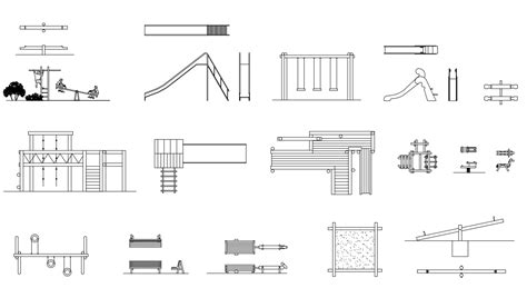 Urban Playground Equipment • Designs CAD