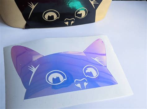 Peeking Cat Decal Vinyl Cat stickers Cat Decals for Car Cat | Etsy