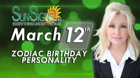 March 12th Zodiac Horoscope Birthday Personality - Pisces - Part 2 - YouTube