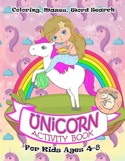 Unicorn Activity Book: Unicorn Activity Book for Kids Ages 4-8 : A Fun Kid Workbook Game For ...