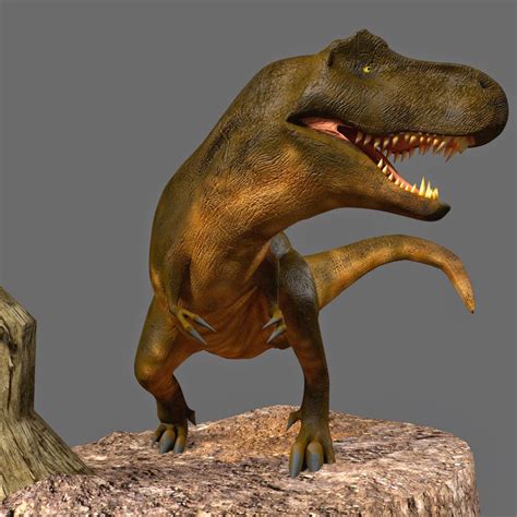 tutoriales blender en español: tyrannosaurus rex 1.0 (rigged)