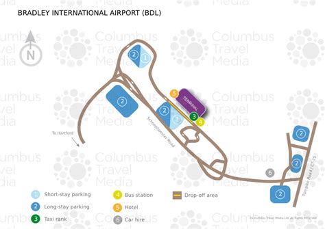 Bradley Airport Runways Map