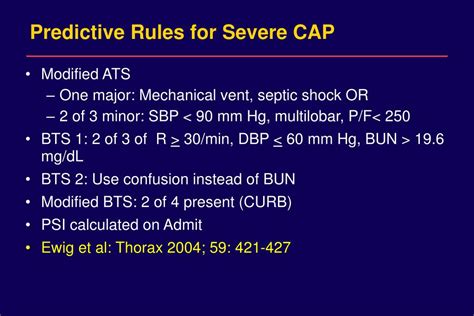 PPT - Can Scoring Systems Be Used to Determine Prognosis and Site of Care for CAP? PowerPoint ...