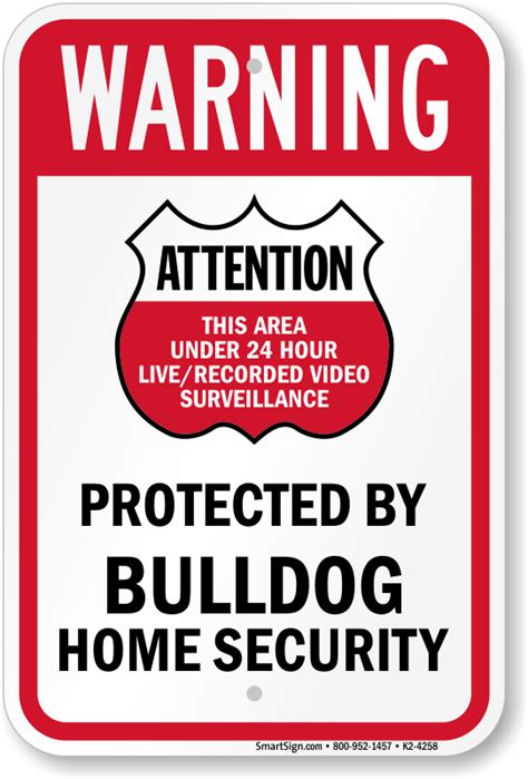 Home Security Signs | Home Security System Signs for Yard