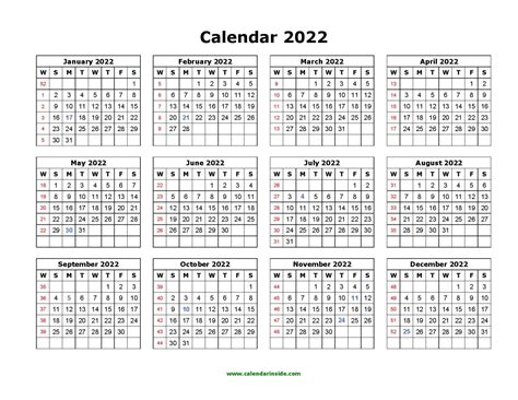 Free 2022 Printable Calendar Templates - Create Your Own Calendar