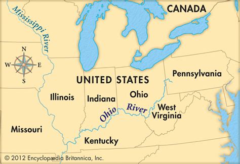 The Ohio River - Georgia Map Studies