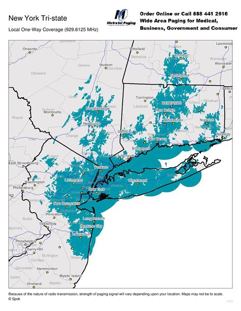 metrotel paging service coverage in new york southern