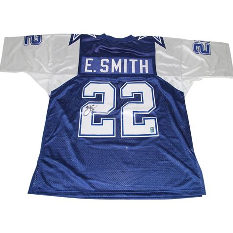 Emmitt Smith Signed Cowboys Jersey (Smith Hologram) | Pristine Auction