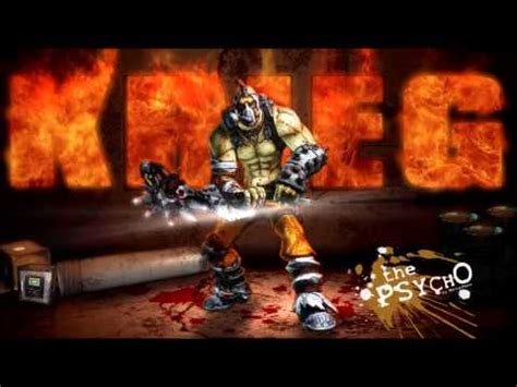 Borderlands 2 - Psycho Krieg Speech and Sounds (Quotes) - YouTube