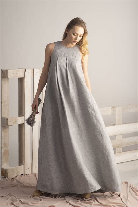 Linen Maxi Dress - ALLSEAMS