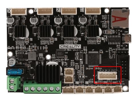 Creality V4.2.2, V4.2.3, V4.2.7 & V4.3.1 board BLTouch/CRTouch Wiring ...