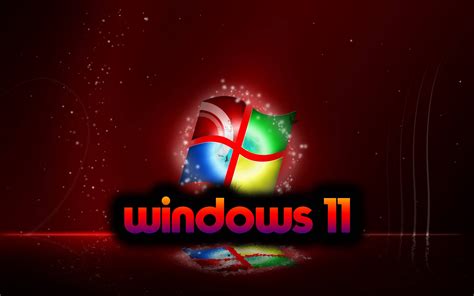 Baixe Papéis de Parede do Windows11 Brilho Escuro Vermelho | Wallpapers.com